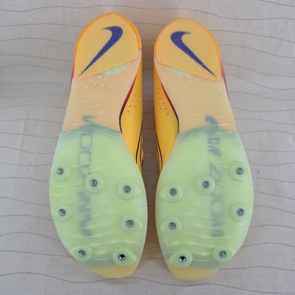 Nike Mens Air Zoom LJ Elite Long Jump Burst Yellow Track Shoe FZ9326-800 Sz 11.5 - Picture 9 of 10